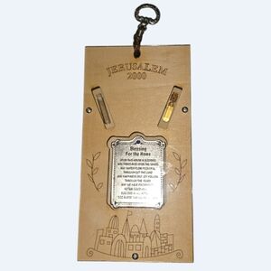 Jerusalem 2000 Wall Hanging Blessing For The Home